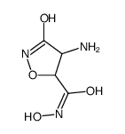 5-Isoxazolidinecarboxamide,4-amino-N-hydroxy-3-oxo-(9CI) Structure