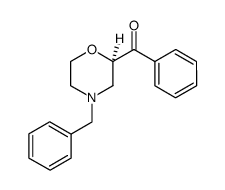 (2R)-(4-benzyl-morpholin-2-yl)-phenyl-methanone Structure