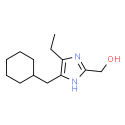 1H-Imidazole-2-methanol,4-(cyclohexylmethyl)-5-ethyl-(9CI) Structure