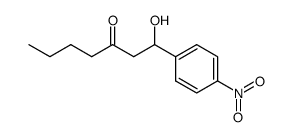 1-(4'-nitrophenyl)-1-hydroxy-3-heptanone结构式