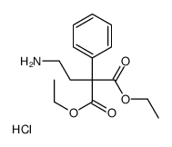 (4-ethoxy-3-ethoxycarbonyl-4-oxo-3-phenylbutyl)azanium,chloride结构式