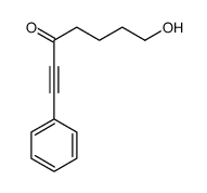 7-hydroxy-1-phenylhept-1-yn-3-one结构式