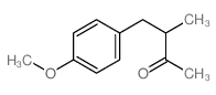 3-Methyl-4-(4-methoxyphenyl)butan-2-one结构式