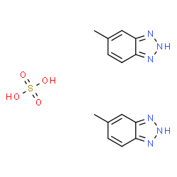 bis(5-methyl-1H-benzotriazole) sulphate structure
