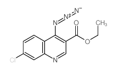 3-Quinolinecarboxylicacid, 4-azido-7-chloro-, ethyl ester结构式