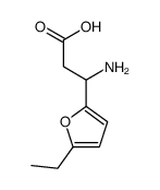 3-AMINO-3-(2-ETHYL-FURAN-5-YL)-PROPIONIC ACID structure