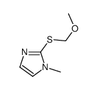 1H-Imidazole,2-[(methoxymethyl)thio]-1-methyl-(9CI) structure