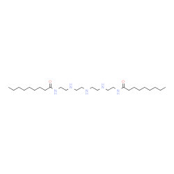 N,N'-[Iminobis(2,1-ethanediylimino-2,1-ethanediyl)]bis(nonanamide) Structure