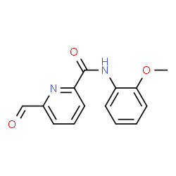 2-Pyridinecarboxamide,6-formyl-N-(2-methoxyphenyl)-(9CI) structure