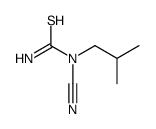 Thiourea,N-cyano-N-(2-methylpropyl)- Structure