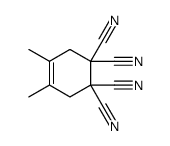 4,5-dimethylcyclohex-4-ene-1,1,2,2-tetracarbonitrile Structure