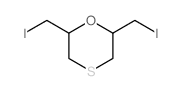 2,6-bis(iodomethyl)-1,4-oxathiane Structure