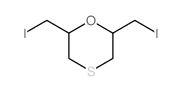 2,6-bis(iodomethyl)-1,4-oxathiane structure