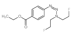 ethyl 4-(bis(2-fluoroethyl)amino)diazenylbenzoate结构式