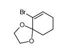 6-bromo-1,4-dioxaspiro[4.5]dec-6-ene结构式