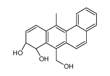 (8S,9S)-7-(hydroxymethyl)-12-methyl-8,9-dihydrobenzo[a]anthracene-8,9-diol结构式