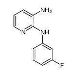 N2-(3-fluorophenyl)pyridine-2,3-diamine结构式