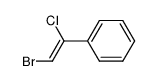 (Z)-(2-bromo-1-chlorovinyl)benzene Structure