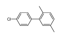 4'-chloro-2,5-dimethyl-1,1'-biphenyl结构式