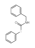 Carbamothioic acid,N-(phenylmethyl)-, S-phenyl ester structure