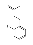 Benzene, 1-fluoro-2-(3-methyl-3-butenyl)- (9CI) Structure