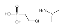 2-chloroethylphosphonic acid,1,1-dimethylhydrazine结构式