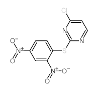 Pyrimidine, 4-chloro-2-[(2,4-dinitrophenyl)thio]- picture