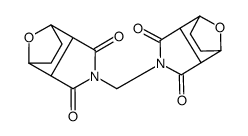 N,N'-Methylenebis[7-oxabicyclo[2.2.1]heptane-2,3-dicarbimide]结构式