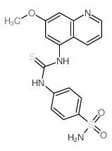 1-(7-methoxyquinolin-5-yl)-3-(4-sulfamoylphenyl)thiourea Structure