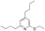 2,4-Dibutyl-6-(ethylthio)pyridine structure