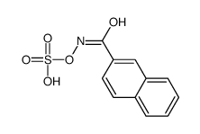(naphthalene-2-carbonylamino) hydrogen sulfate Structure