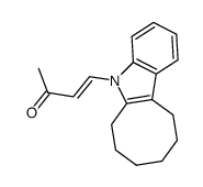 4-(2,3,4,5,6,7-Hexahydro-1H-cyclooct[b]indol-7-yl)-3-buten-2-on Structure