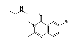 6-bromo-2-ethyl-3-[2-(ethylamino)ethyl]quinazolin-4-one Structure