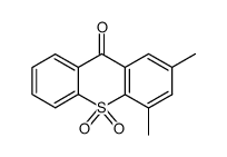 2,4-Dimethyl-10,10-dioxo-10H-10λ6-thioxanthen-9-one Structure