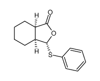 (3R,3aS,7aR)-3-(phenylthio)hexahydroisobenzofuran-1(3H)-one结构式