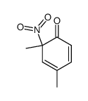4,6-dimethyl-6-nitrocyclohexa-2,4-dienone Structure