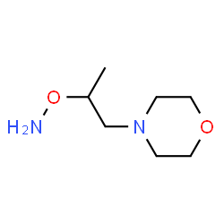 Morpholine, 4-[2-(aminooxy)propyl]- (9CI) Structure