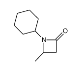 1-cyclohexyl-4-methylazetidin-2-one Structure
