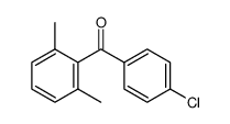 2,6-dimethyl-4'-chlorobenzophenone结构式