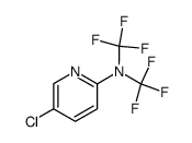 N-(5-chloro-2-pyridyl)triflimide结构式