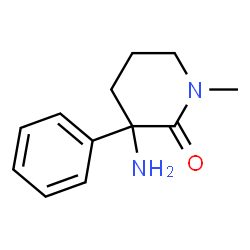 2-Piperidone,3-amino-1-methyl-3-phenyl-(8CI)结构式