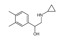 Benzenemethanol, alpha-[(cyclopropylamino)methyl]-3,4-dimethyl- (9CI)结构式