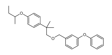 1-((2-(4-(1-Methylpropoxy)phenyl)-2-methylpropoxy)methyl)-3-phenoxyben zene结构式