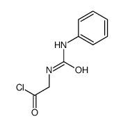 2-(phenylcarbamoylamino)acetyl chloride Structure