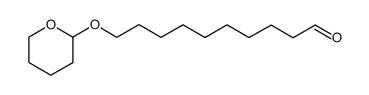 10-(tetrahydropyran-2'-yloxy)decanal结构式