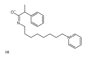 (2R)-2-phenyl-N-(8-pyridin-1-ium-1-yloctyl)propanamide,iodide Structure