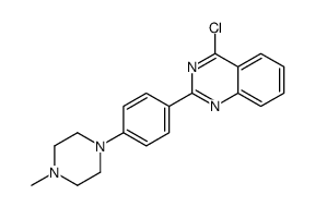 4-chloro-2-[4-(4-methylpiperazin-1-yl)phenyl]quinazoline Structure