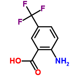 2-Amino-5-(trifluoromethyl)benzoic acid structure