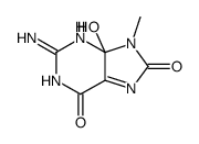 2-amino-4-hydroxy-9-methyl-1H-purine-6,8-dione Structure
