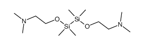 N,N'-(4,4,5,5-Tetramethyl-3,6-dioxo-4,5-disilaoctamethylen)bis(dimethylamin)结构式